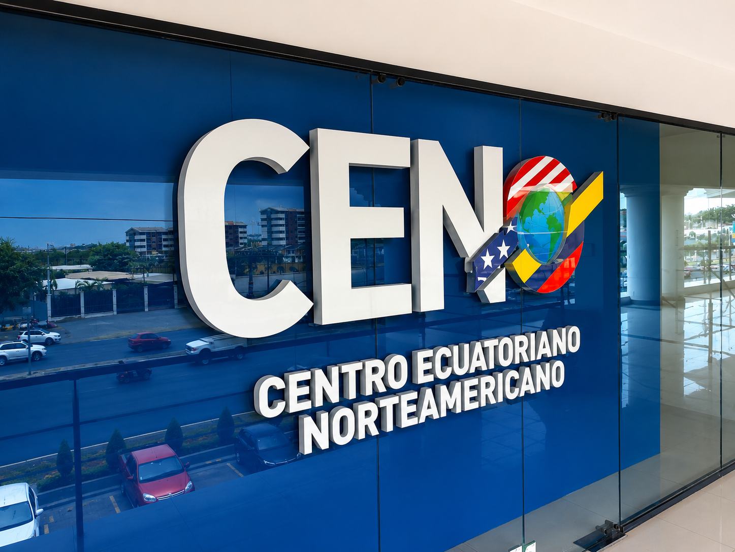 Letrero corpóreo fabricado por DOMAC para CEN